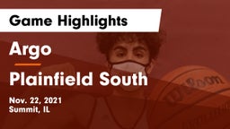 Argo  vs Plainfield South  Game Highlights - Nov. 22, 2021