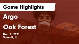 Argo  vs Oak Forest  Game Highlights - Dec. 7, 2021