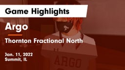 Argo  vs Thornton Fractional North  Game Highlights - Jan. 11, 2022