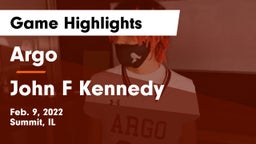 Argo  vs John F Kennedy  Game Highlights - Feb. 9, 2022