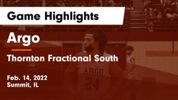 Argo  vs Thornton Fractional South  Game Highlights - Feb. 14, 2022