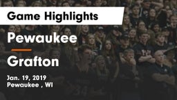 Pewaukee  vs Grafton  Game Highlights - Jan. 19, 2019