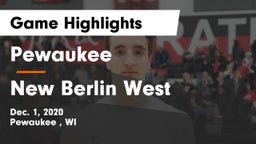 Pewaukee  vs New Berlin West  Game Highlights - Dec. 1, 2020