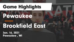 Pewaukee  vs Brookfield East  Game Highlights - Jan. 16, 2021