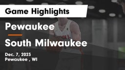 Pewaukee  vs South Milwaukee  Game Highlights - Dec. 7, 2023