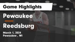 Pewaukee  vs Reedsburg Game Highlights - March 1, 2024