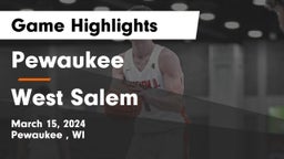 Pewaukee  vs West Salem  Game Highlights - March 15, 2024