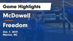McDowell   vs Freedom Game Highlights - Oct. 7, 2019
