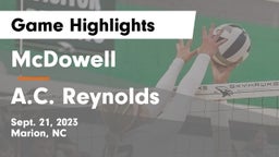 McDowell   vs A.C. Reynolds Game Highlights - Sept. 21, 2023