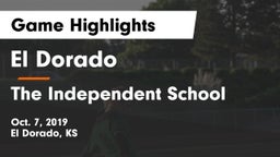 El Dorado  vs The Independent School Game Highlights - Oct. 7, 2019