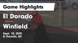 El Dorado  vs Winfield  Game Highlights - Sept. 10, 2020