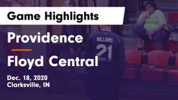 Providence  vs Floyd Central  Game Highlights - Dec. 18, 2020