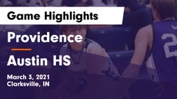 Providence  vs Austin HS Game Highlights - March 3, 2021