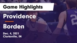 Providence  vs Borden Game Highlights - Dec. 4, 2021