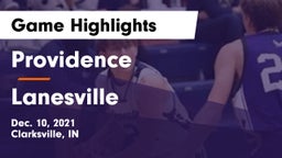 Providence  vs Lanesville  Game Highlights - Dec. 10, 2021