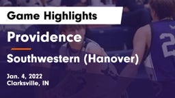 Providence  vs Southwestern  (Hanover) Game Highlights - Jan. 4, 2022