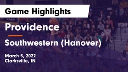 Providence  vs Southwestern  (Hanover) Game Highlights - March 5, 2022