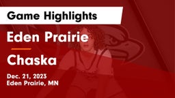 Eden Prairie  vs Chaska  Game Highlights - Dec. 21, 2023