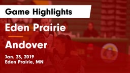 Eden Prairie  vs Andover  Game Highlights - Jan. 23, 2019