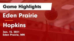 Eden Prairie  vs Hopkins  Game Highlights - Jan. 15, 2021