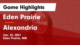 Eden Prairie  vs Alexandria  Game Highlights - Jan. 23, 2021