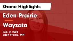 Eden Prairie  vs Wayzata  Game Highlights - Feb. 2, 2021