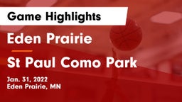 Eden Prairie  vs St Paul Como Park Game Highlights - Jan. 31, 2022