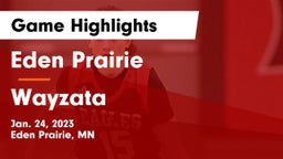 Eden Prairie  vs Wayzata  Game Highlights - Jan. 24, 2023