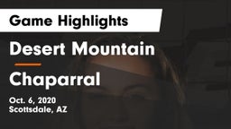 Desert Mountain  vs Chaparral  Game Highlights - Oct. 6, 2020