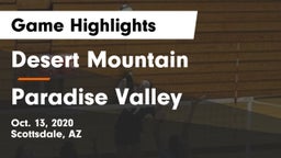 Desert Mountain  vs Paradise Valley Game Highlights - Oct. 13, 2020