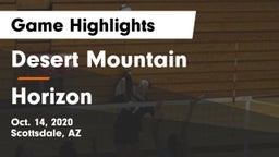 Desert Mountain  vs Horizon  Game Highlights - Oct. 14, 2020