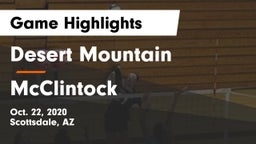 Desert Mountain  vs McClintock  Game Highlights - Oct. 22, 2020