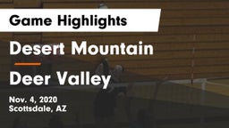 Desert Mountain  vs Deer Valley Game Highlights - Nov. 4, 2020
