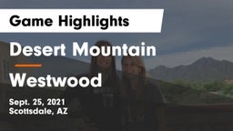 Desert Mountain  vs Westwood  Game Highlights - Sept. 25, 2021