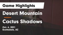 Desert Mountain  vs Cactus Shadows Game Highlights - Oct. 6, 2021