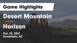 Desert Mountain  vs Horizon  Game Highlights - Oct. 25, 2021