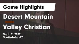 Desert Mountain  vs Valley Christian  Game Highlights - Sept. 9, 2022