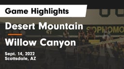Desert Mountain  vs Willow Canyon Game Highlights - Sept. 14, 2022