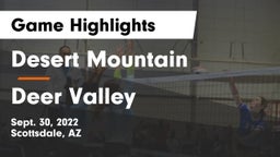 Desert Mountain  vs Deer Valley Game Highlights - Sept. 30, 2022