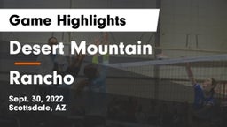 Desert Mountain  vs Rancho  Game Highlights - Sept. 30, 2022