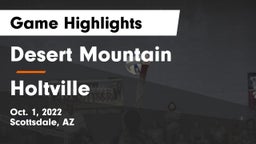 Desert Mountain  vs Holtville Game Highlights - Oct. 1, 2022