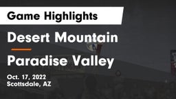 Desert Mountain  vs Paradise Valley  Game Highlights - Oct. 17, 2022