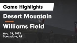 Desert Mountain  vs Williams Field  Game Highlights - Aug. 31, 2023