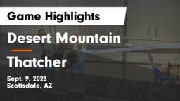 Desert Mountain  vs Thatcher  Game Highlights - Sept. 9, 2023