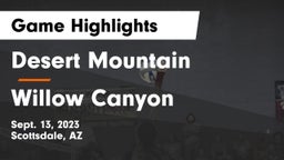 Desert Mountain  vs Willow Canyon  Game Highlights - Sept. 13, 2023