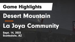 Desert Mountain  vs La Joya Community  Game Highlights - Sept. 14, 2023