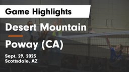 Desert Mountain  vs Poway (CA) Game Highlights - Sept. 29, 2023