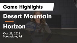 Desert Mountain  vs Horizon  Game Highlights - Oct. 25, 2023