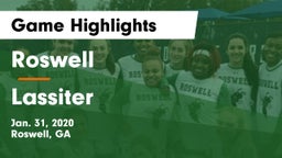 Roswell  vs Lassiter  Game Highlights - Jan. 31, 2020