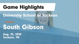 University School of Jackson vs South Gibson  Game Highlights - Aug. 25, 2020